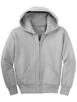 Joe's USA - Youth Full-Zip Hooded Sweatshirts in 22 Colors