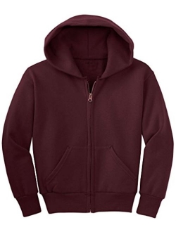 Joe's USA - Youth Full-Zip Hooded Sweatshirts in 22 Colors