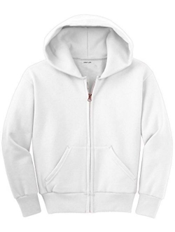 Joe's USA - Youth Full-Zip Hooded Sweatshirts in 22 Colors