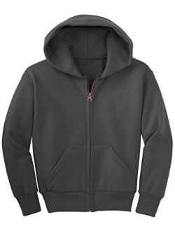 Joe's USA - Youth Full-Zip Hooded Sweatshirts in 22 Colors