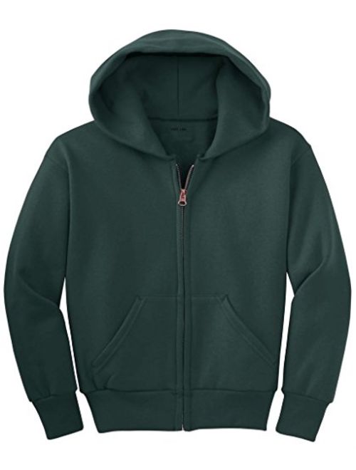 Joe's USA - Youth Full-Zip Hooded Sweatshirts in 22 Colors