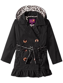 Pink Platinum Girls' Double Leopard Jacket