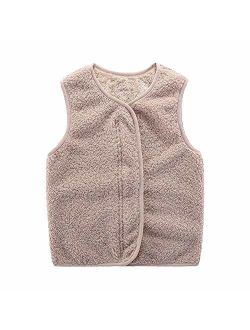 Motteecity Boys' Warm Zipper Fleece Vest