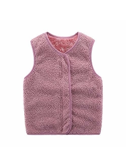 Motteecity Boys' Warm Zipper Fleece Vest