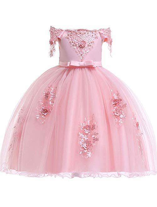 Debispax Flower Girls Dress for Pageant Party 3-10T