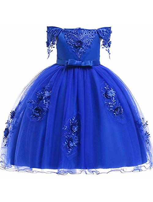 Debispax Flower Girls Dress for Pageant Party 3-10T