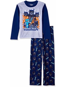 Minecraft Boys' 2-Piece Pajama Set