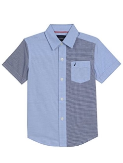 Boys' Short Sleeve Gingham Woven Shirt