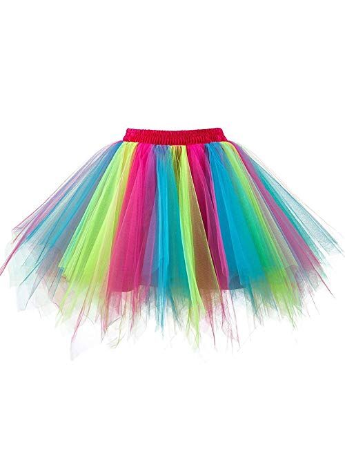 Girls Tutu Skirts Layered Tulle Princess Dresses Sparkle Tutu