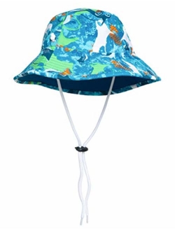 SunBusters Boys Reversible Bucket Hat, UPF 50  Sun Protection Sun Hat