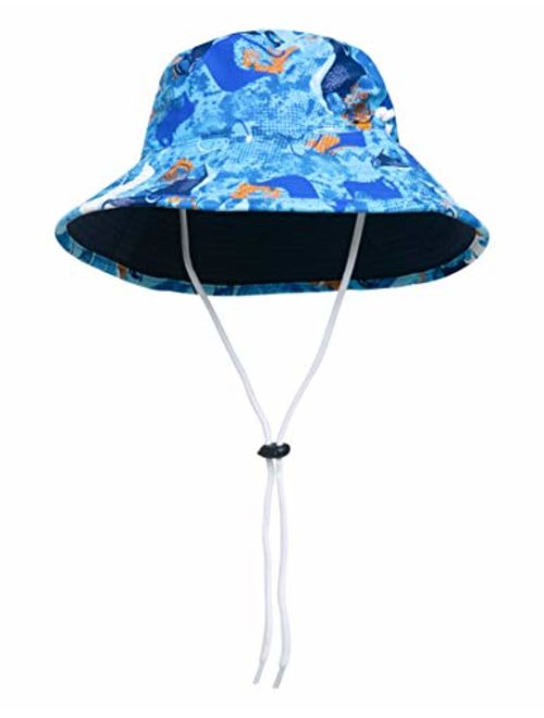 Reef SunBusters Boys Reversible Bucket Hat, UPF 50+ Sun Protection Sun Hat