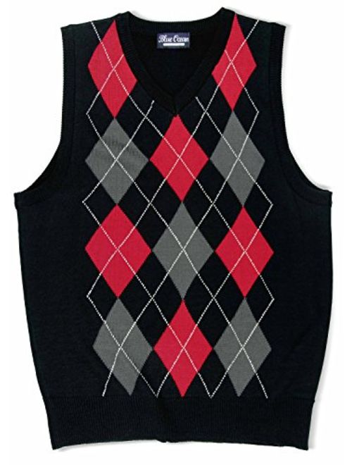 Blue Ocean Kids Argyle Sweater Vest