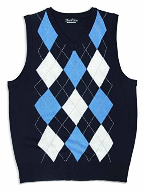 Blue Ocean Kids Argyle Sweater Vest