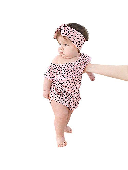 KONFA Baby Clothes Girls' One Piece Swimsuit Toddler Infant Girls Leopard Ruffle Tassel Swimwear Beach Bathing Suit