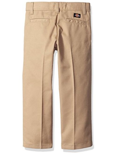 Dickies Boys' Flex Waist Flat Front Pant