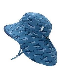 JAN & JUL Kids' GRO-with-Me Aqua-Dry Adventure Hat | 50+ UPF Wide Brim Water-Repellent Sunhat