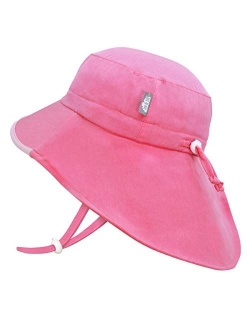 JAN & JUL Kids' GRO-with-Me Aqua-Dry Adventure Hat | 50+ UPF Wide Brim Water-Repellent Sunhat