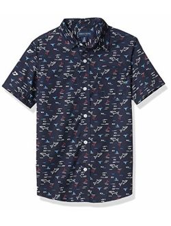 Boys' Short Sleeve Woven Shirt