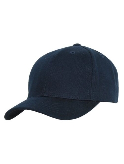 TOP HEADWEAR TopHeadwear Blank Kids Youth Baseball Adjustable Hook and Loop Closure Hat