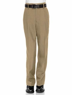RGM Boys Dress Pants Flat-Front Skinny fit Slacks - Poly Rayon Giovanni Uomo