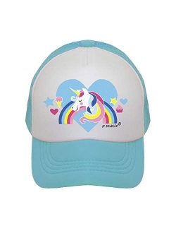 JP DOoDLES Unicorn Hat Kids Trucker Hat. Baseball Mesh Back Cap fits Baby, Toddler and Youth