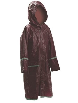 Kids Water Proof Rain Coat with Reflector - Juniors Premium Rain Jacket