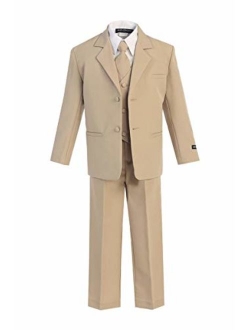 iGirlDress Boys Formal Dress Suit with Shirt and Vest