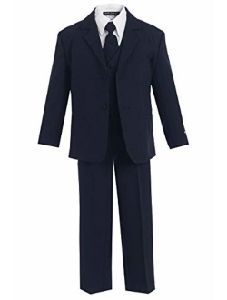 iGirlDress Boys Formal Dress Suit with Shirt and Vest