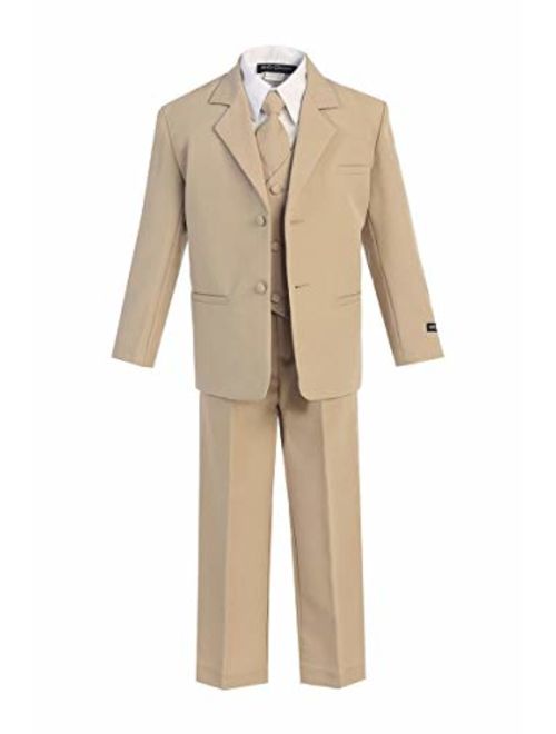 iGirlDress Boys Formal Dress Suit with Shirt and Vest