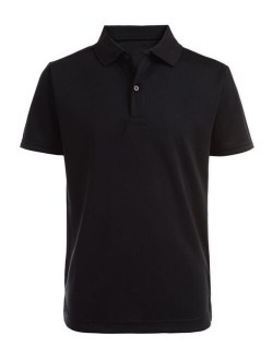 Boys' School Uniform Short Sleeve Performance Polo