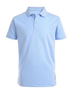 Boys' School Uniform Short Sleeve Performance Polo