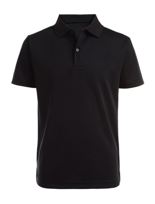 Nautica Boys' School Uniform Short Sleeve Performance Polo