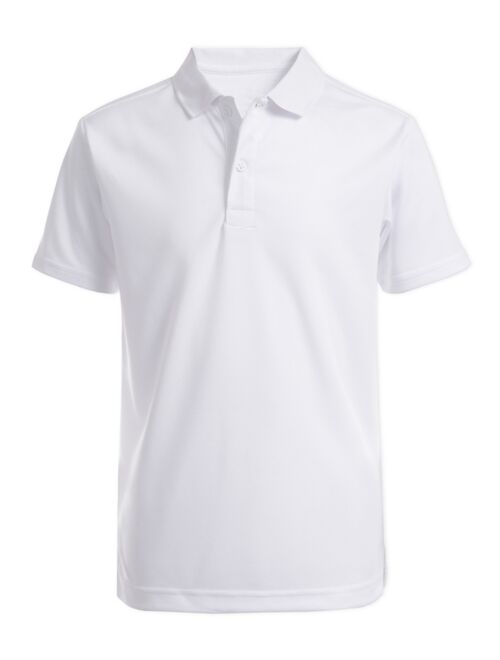 Nautica Boys' School Uniform Short Sleeve Performance Polo