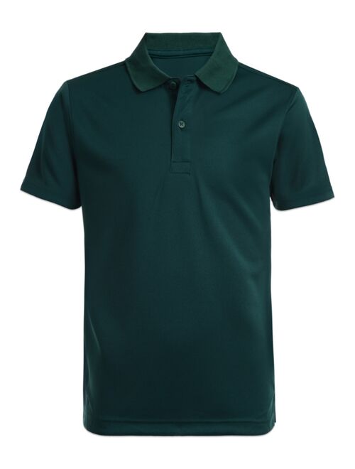 Nautica Boys' School Uniform Short Sleeve Performance Polo