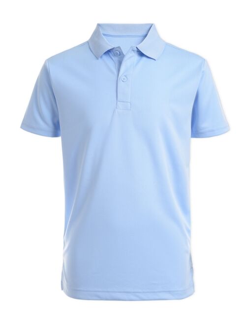 Nautica Boys' School Uniform Short Sleeve Performance Polo