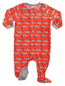 Fleece Baby Boys Footed Pajamas Sleeper Kids & Toddler Pajamas (3 Months-5 Toddler)