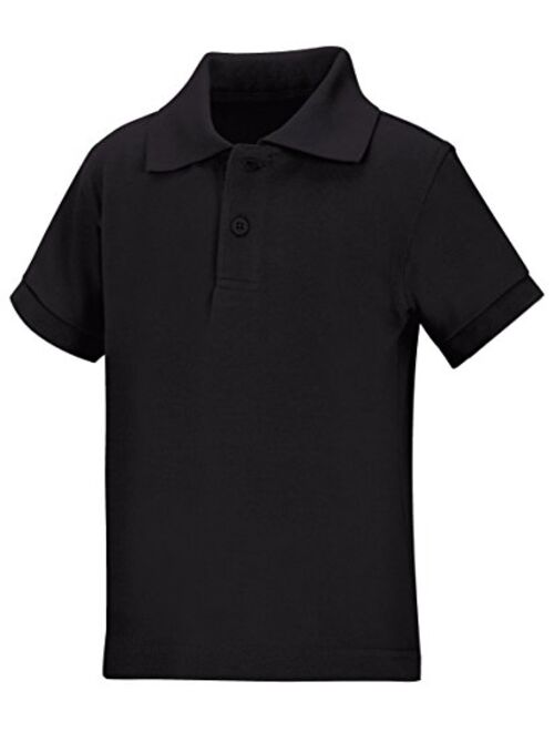 Classroom Little Boys' Preschool Unisex Short Sleeve Pique Polo