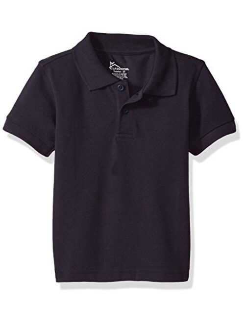 Classroom Little Boys' Preschool Unisex Short Sleeve Pique Polo