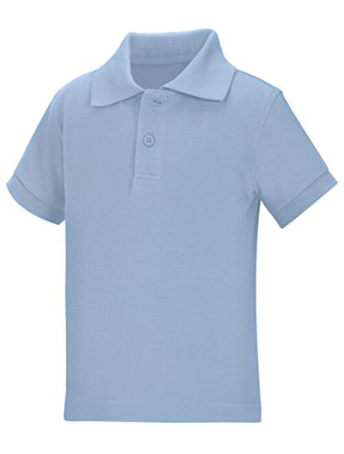 Classroom Little Boys' Preschool Unisex Short Sleeve Pique Polo