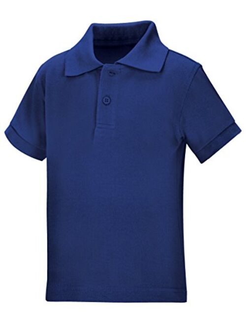 Classroom Little Boys' Preschool Unisex Short Sleeve Pique Polo