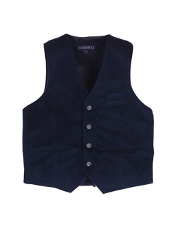 Boy's Velvet Formal Suit Vest