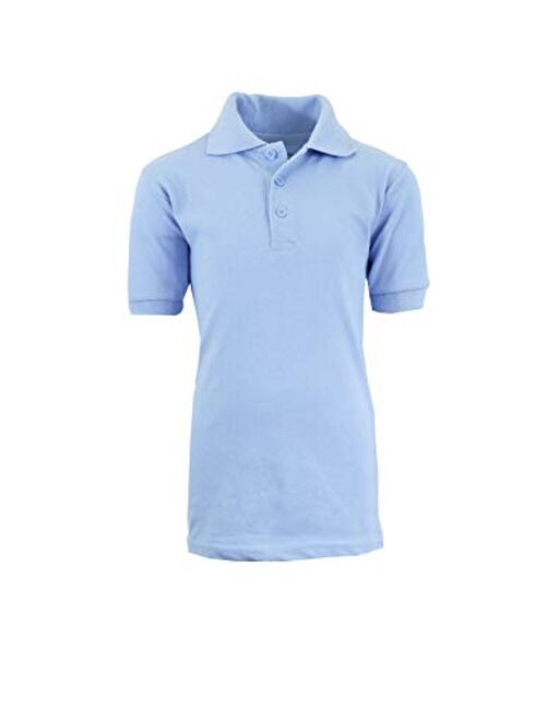 Galaxy by Harvic Boy's Short Sleeve Polo Shirts School Uniform