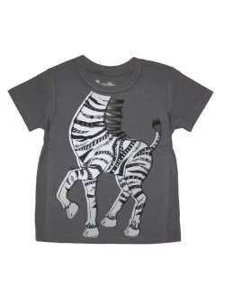 Peek-A-Zoo Become a Land Animal or Character Super Soft Short Sleeve Tee for Baby, Infant + Toddler (0/6M-6T)