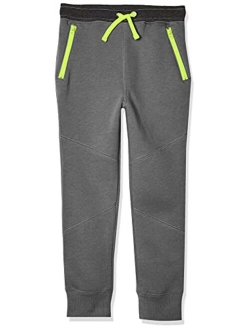 Amazon Brand - Spotted Zebra Boys Zip-Pocket Fleece Jogger Pants