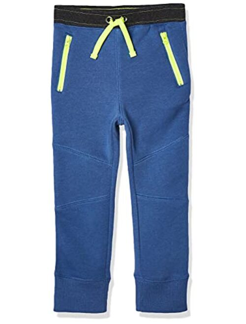 Amazon Brand - Spotted Zebra Boys Zip-Pocket Fleece Jogger Pants