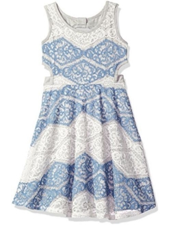 Girls' Fit and Flare Fashion Dress