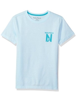 Boys' Short Sleeve Solid Crew-Neck T-Shirt