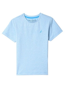 Boys' Short Sleeve Solid Crew-Neck T-Shirt