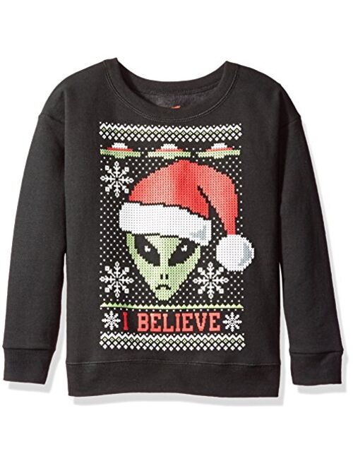 Hanes Big Boys' Ugly Christmas Sweatshirt