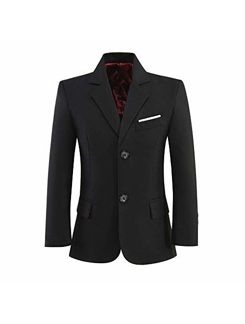 Visaccy Boys Formal Blazer School Jacket